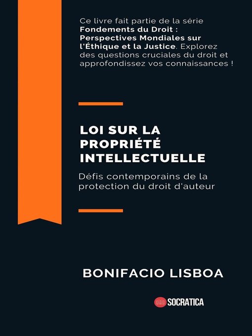 Title details for Loi sur la Propriété Intellectuelle by Bonifacio Lisboa - Available